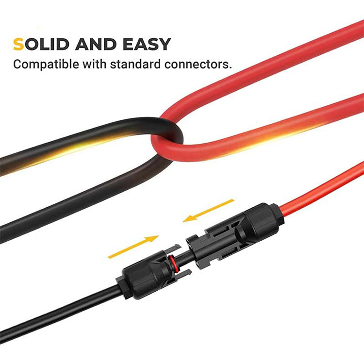 20 அடி 10AWG சூரிய நீட்டிப்பு கேபிள் கடினமாகவும் குறைந்த வெப்பநிலையில் விரிசலாகவும் இருக்குமா?