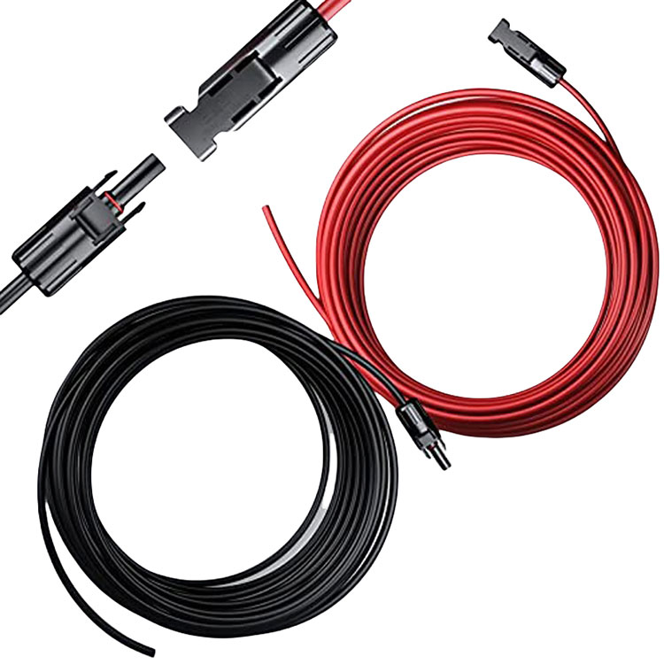 டின்னில் ஆக்சிஜன் இல்லாத காப்பர் 12AWG சோலார் நீட்டிப்பு கேபிள்
